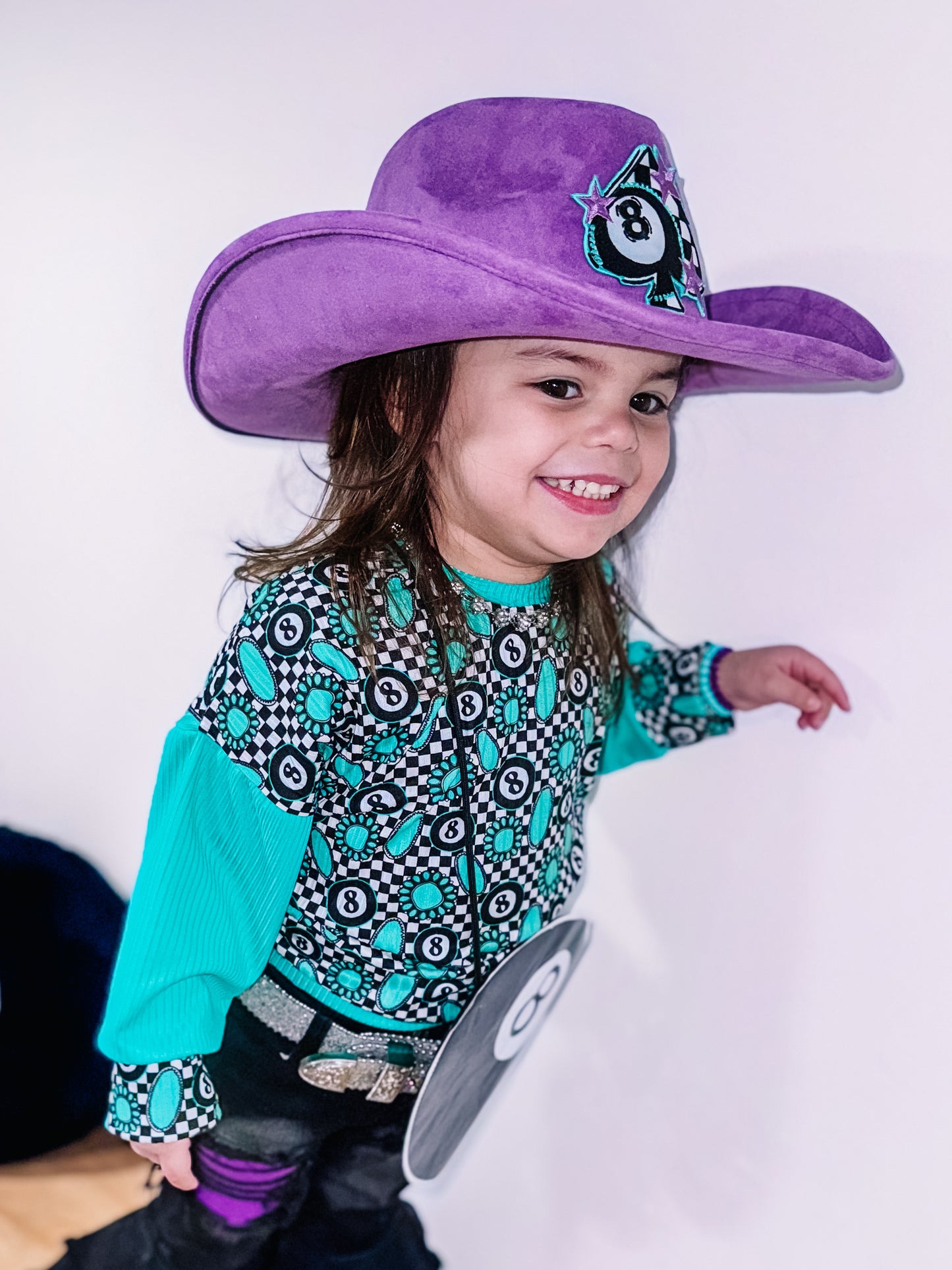 Create your own Trucker Patch Cowboy hat (picture as an example)