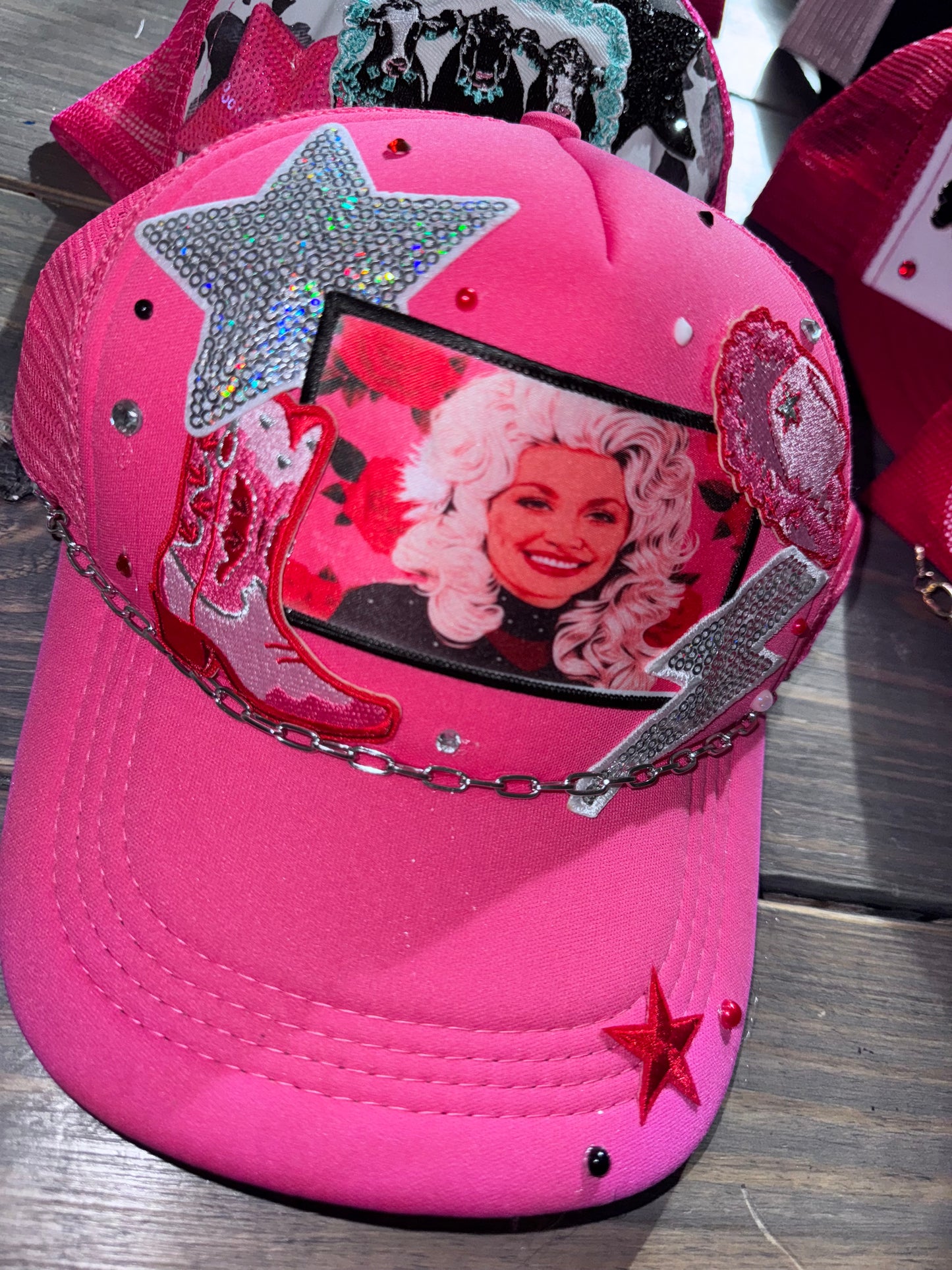 Dolly adult rts trucker hat.