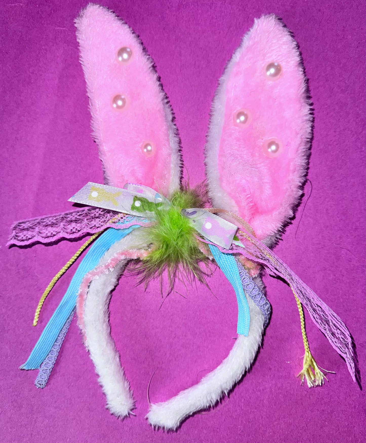 Light up blinged Bunny Ears headband