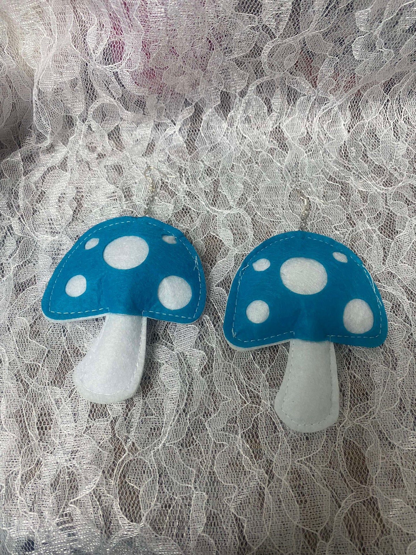 Felt Mushroom Earrings
