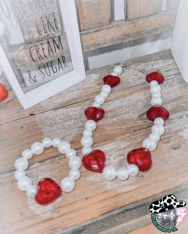 Simply in Love girl Set Toddler size (12in necklace +extender) Bracelet (5.5in)