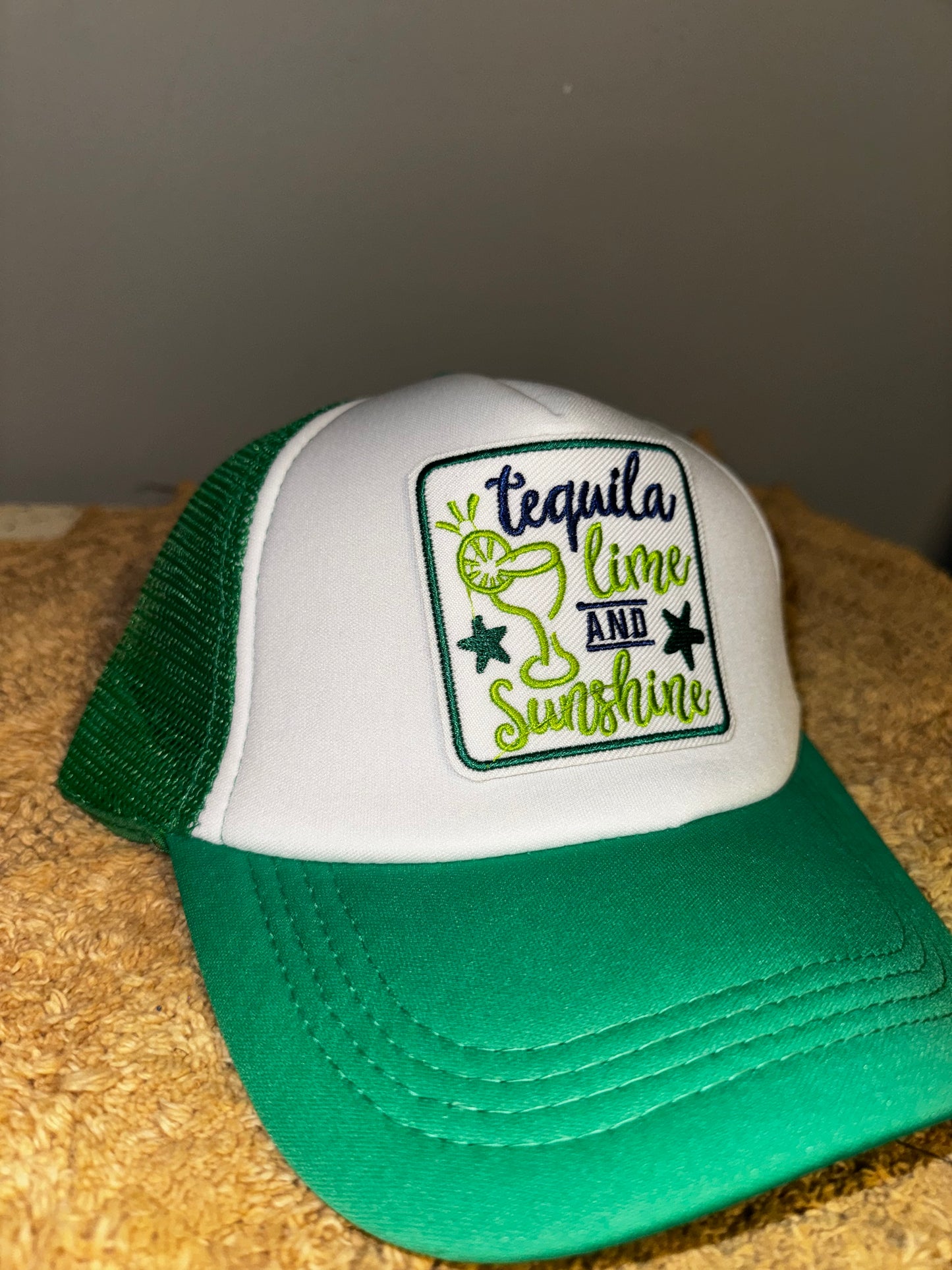 Tequila,lime & sunshine trucker hat unisex