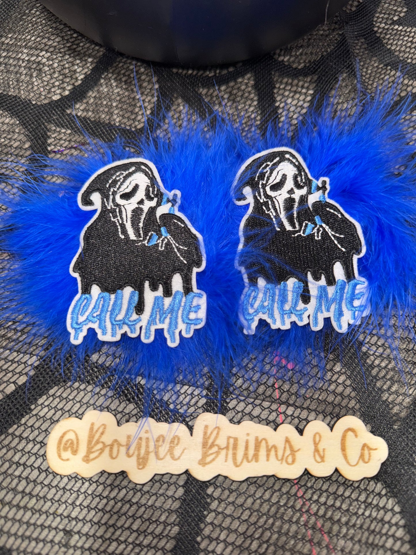 Pom poms. - can be earrings(clips/hooks) OR - piggies (clips/nylon)