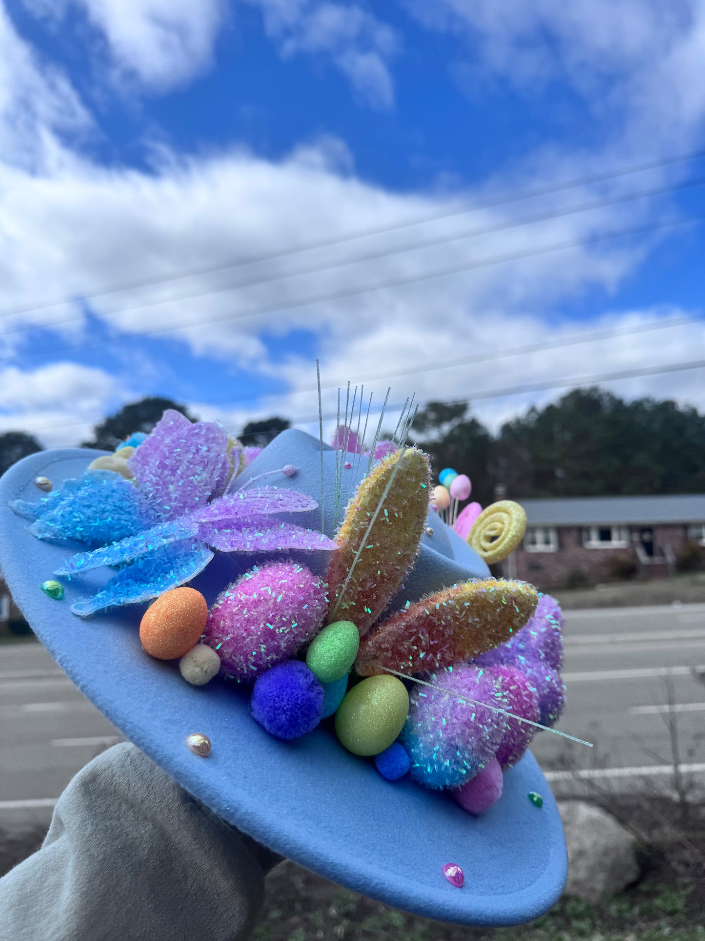 Easter extraaaa hat. Adult adj brim
