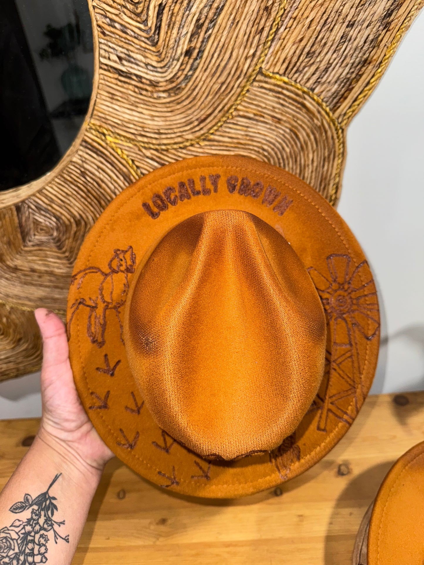 Locally grown farm boy - kids hat