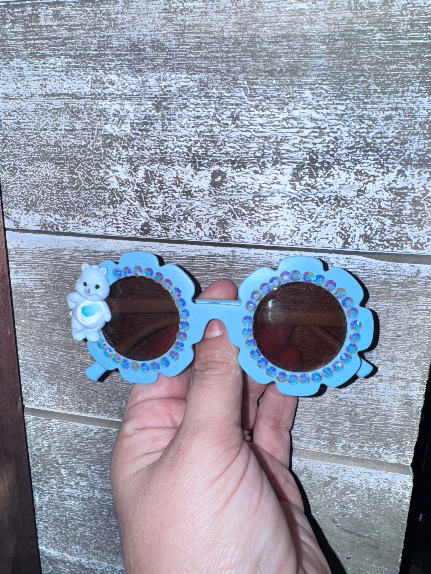 Grumpy bear sunnies. Care bear