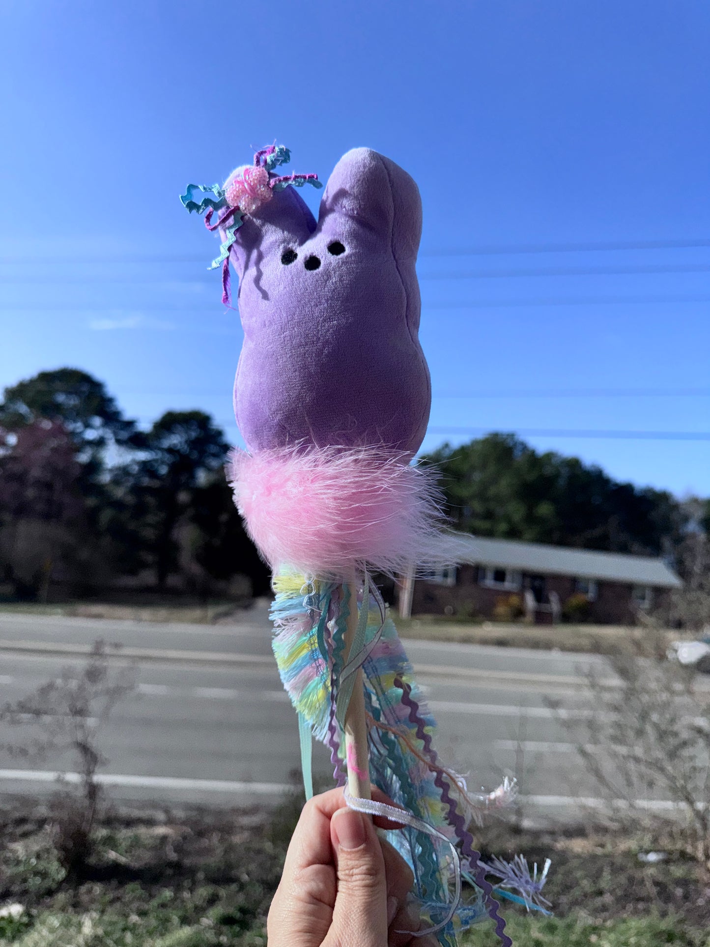 Purple Peep Wand