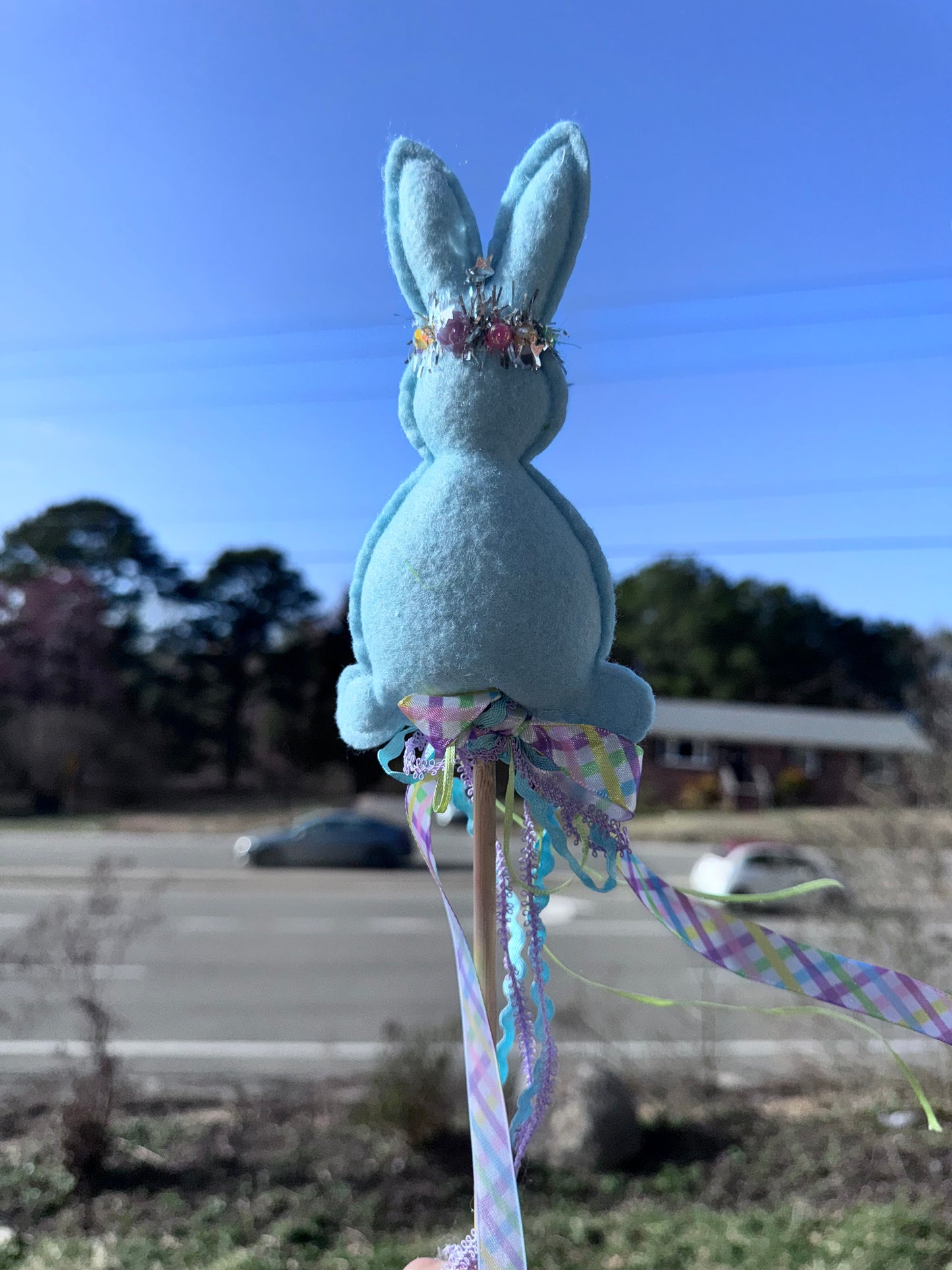 Blue Bunny Small Wand