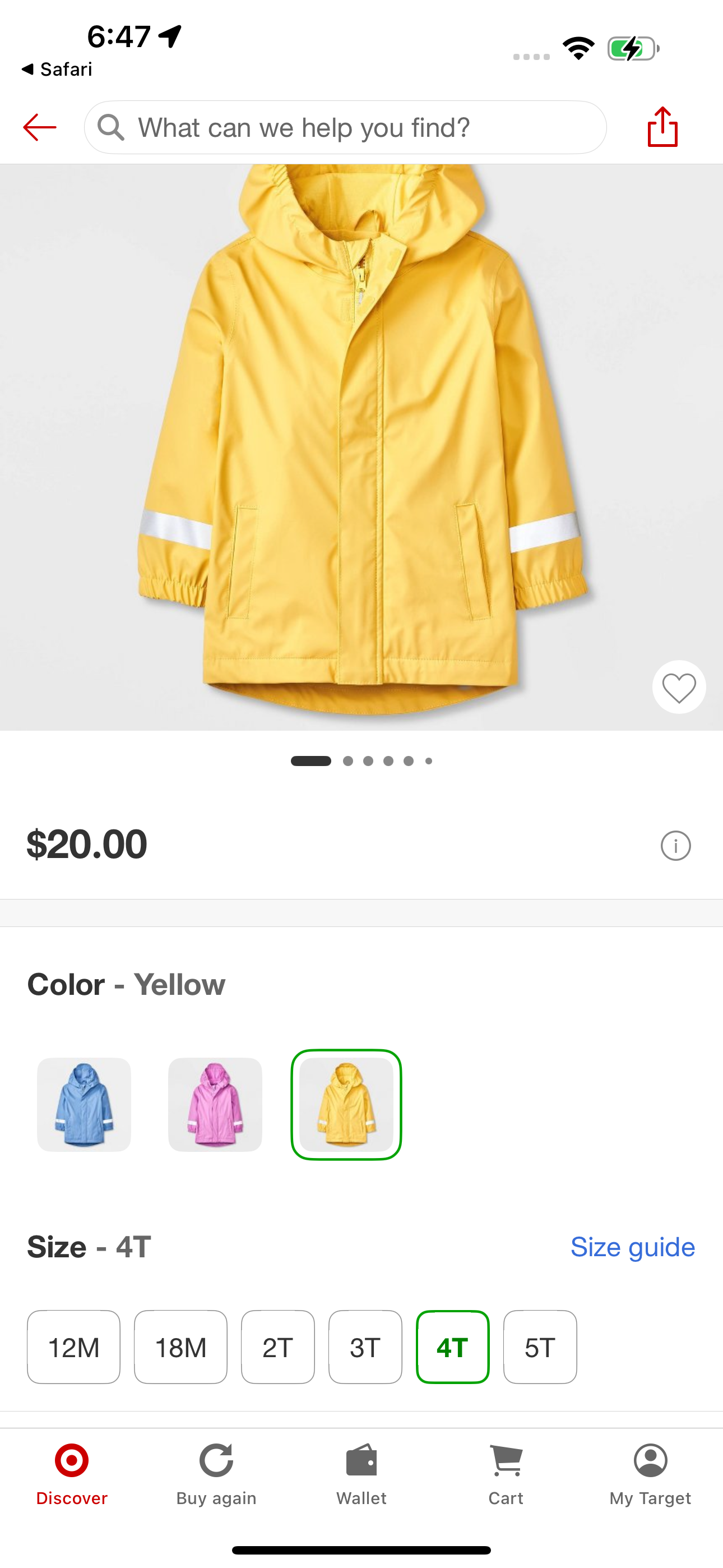 PREORDER - 10 DAY TAT - KIDS HANDPAINTED IT RAINCOAT
