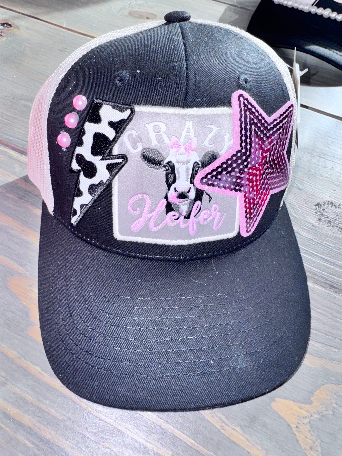 Crazy heifer adult rts hat