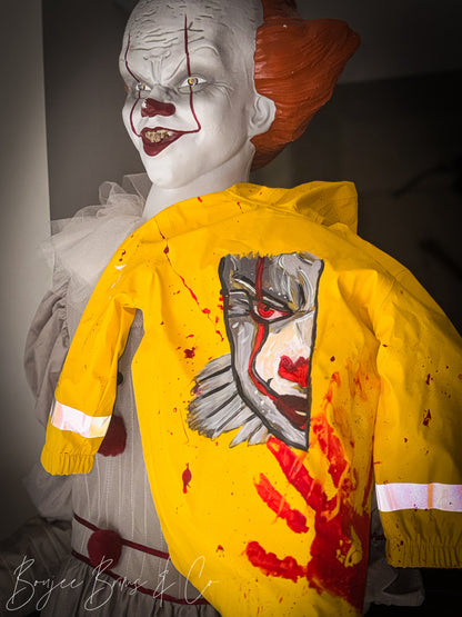 PREORDER - 10 DAY TAT - KIDS HANDPAINTED IT RAINCOAT