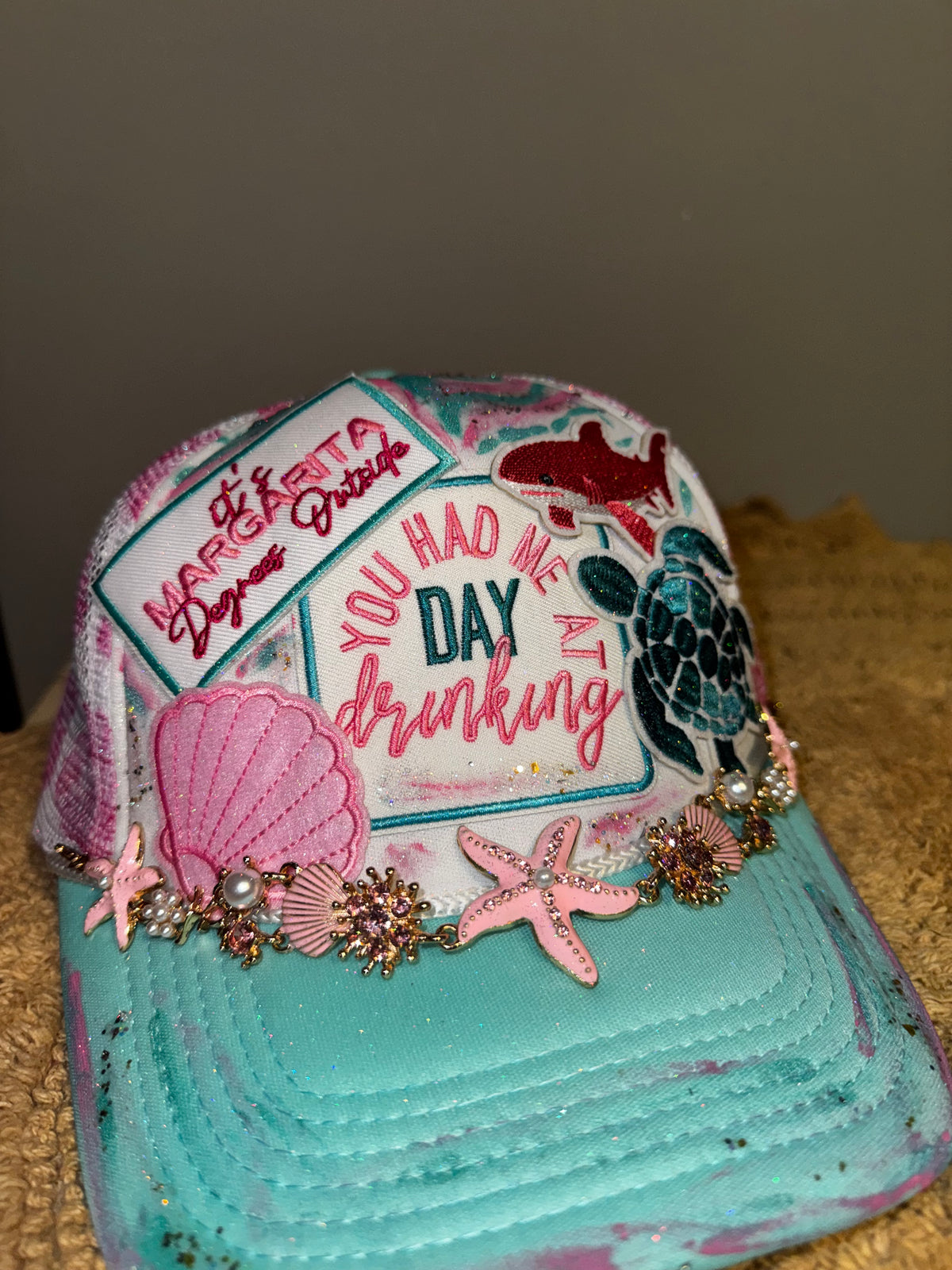 You had me at day drinking womens trucker har