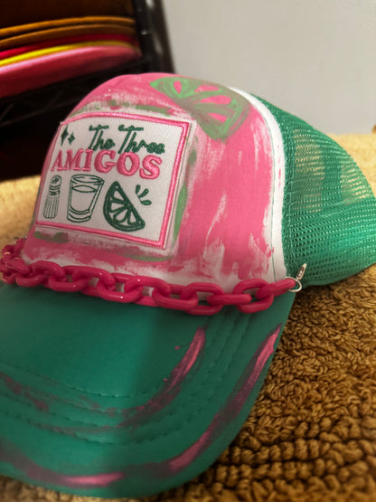 The three amigos womens trucker hat
