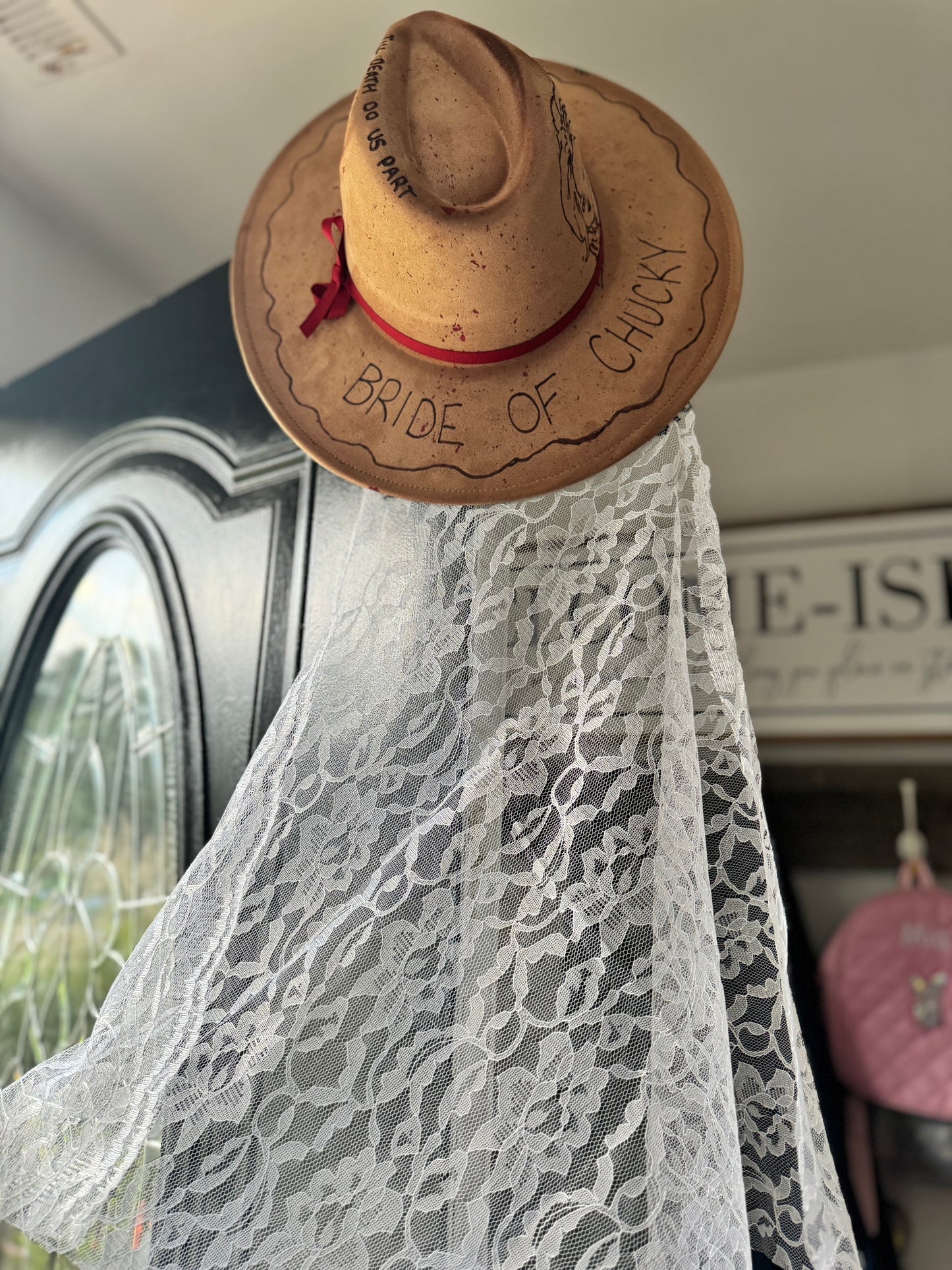 Bride of Chucky.  Adult adj brim hat