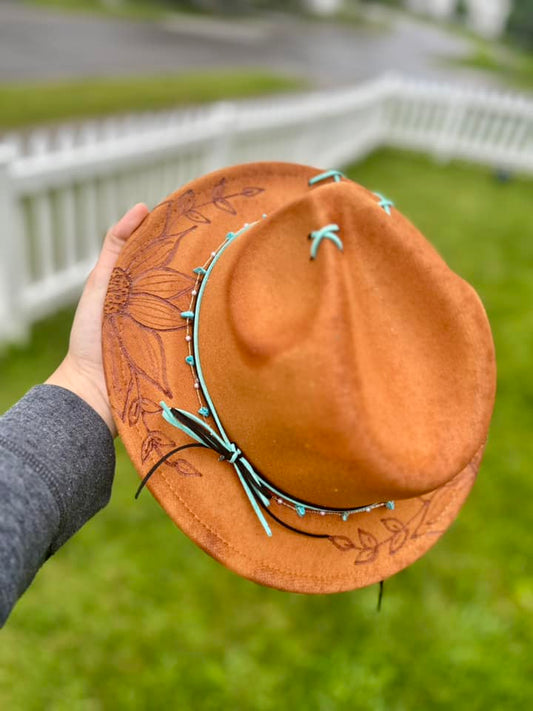 PREORDER - Simply Sunflowers Mystery (Tan hat) ADULT OR CHILDRENS