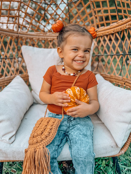 pumpkin PIggie Clips