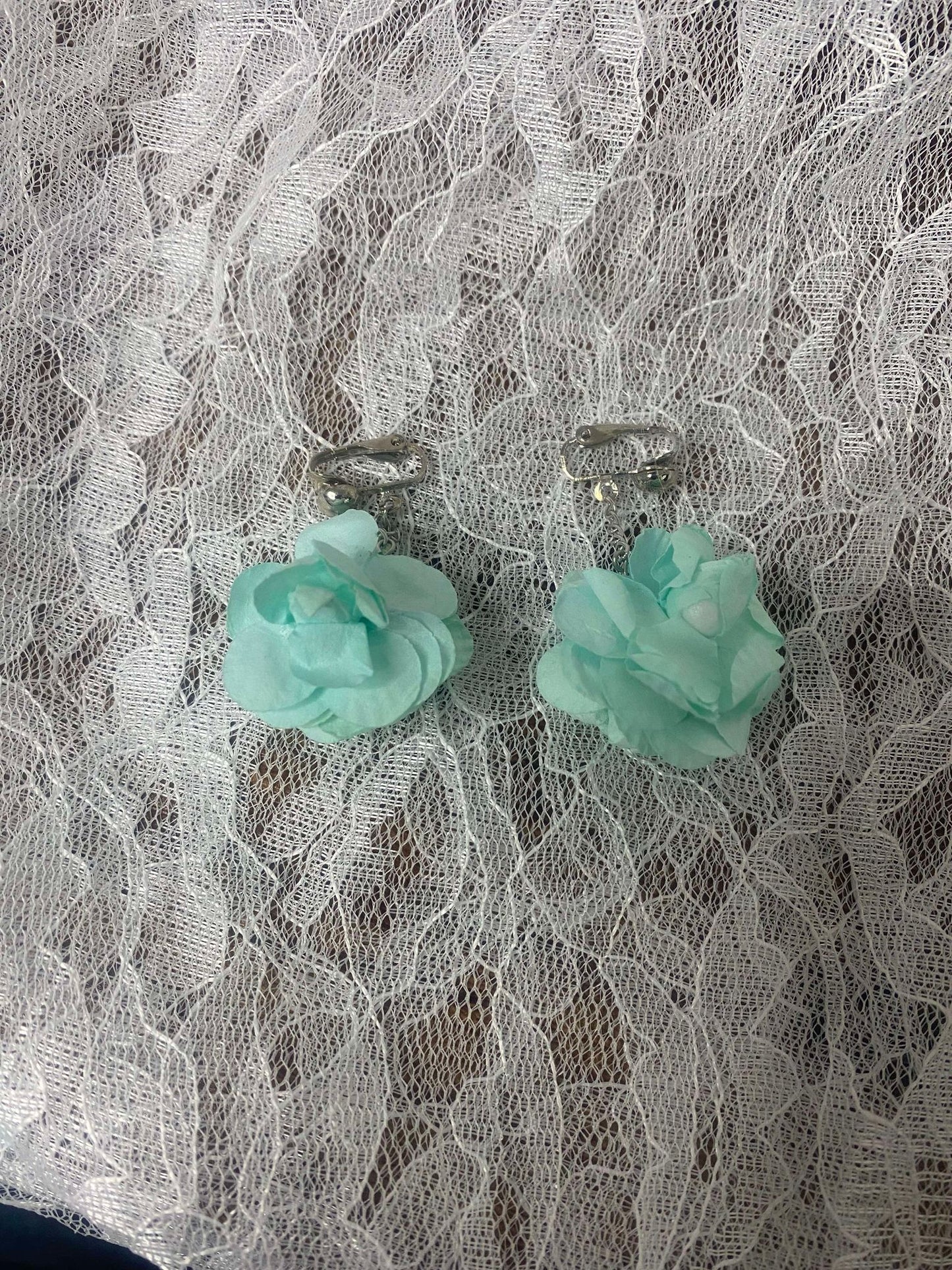 Paper Flower Earrings