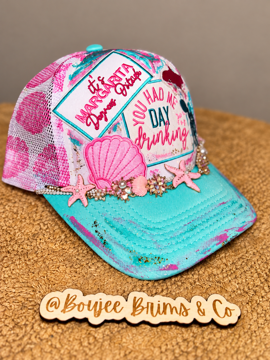 You had me at day drinking womens trucker har