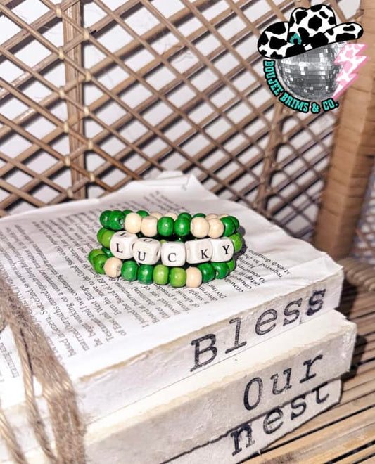 Lucky Toddler Bracelet Stack - 5.5"