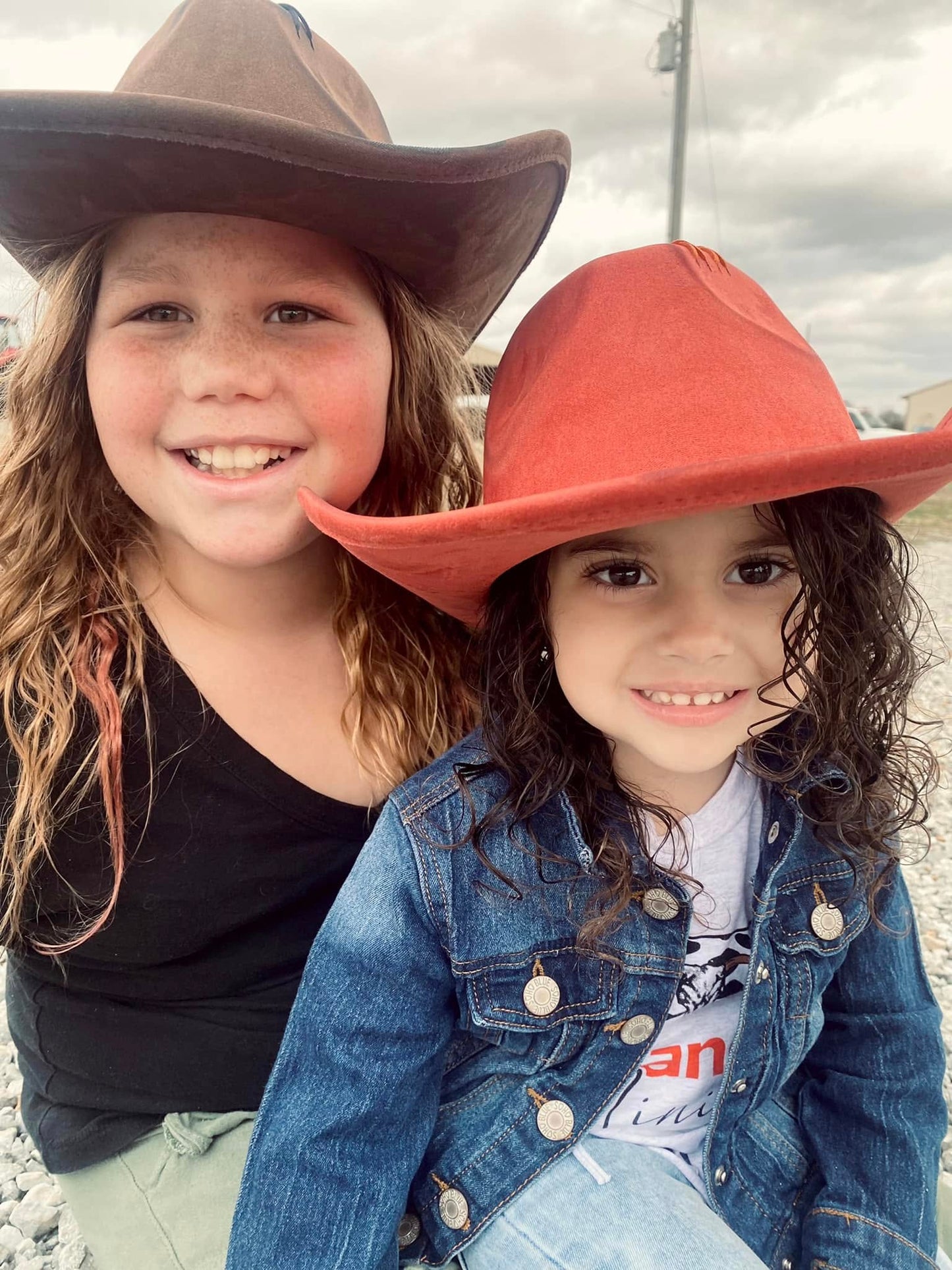 Cowboy Hats (Adult Adj Brim) Includes Burning, Stitch at top, Sunflower & Name.