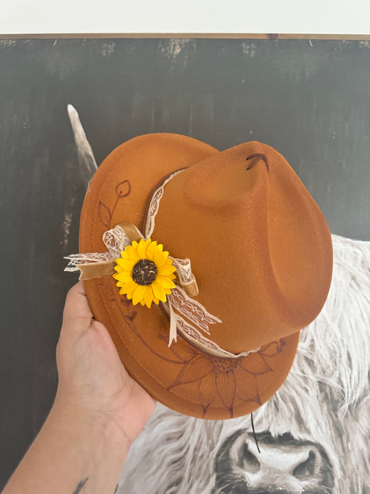 Children’s sunflower hat