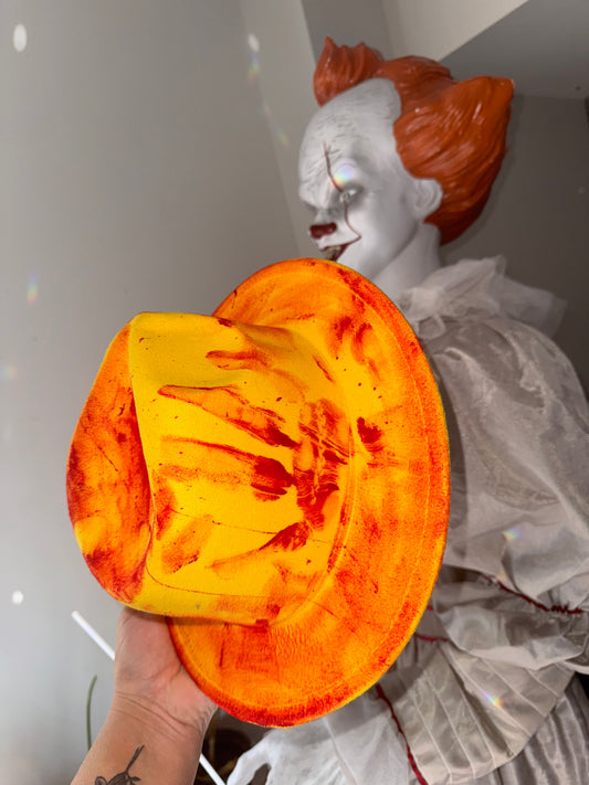 Childrens hat - we all float down here