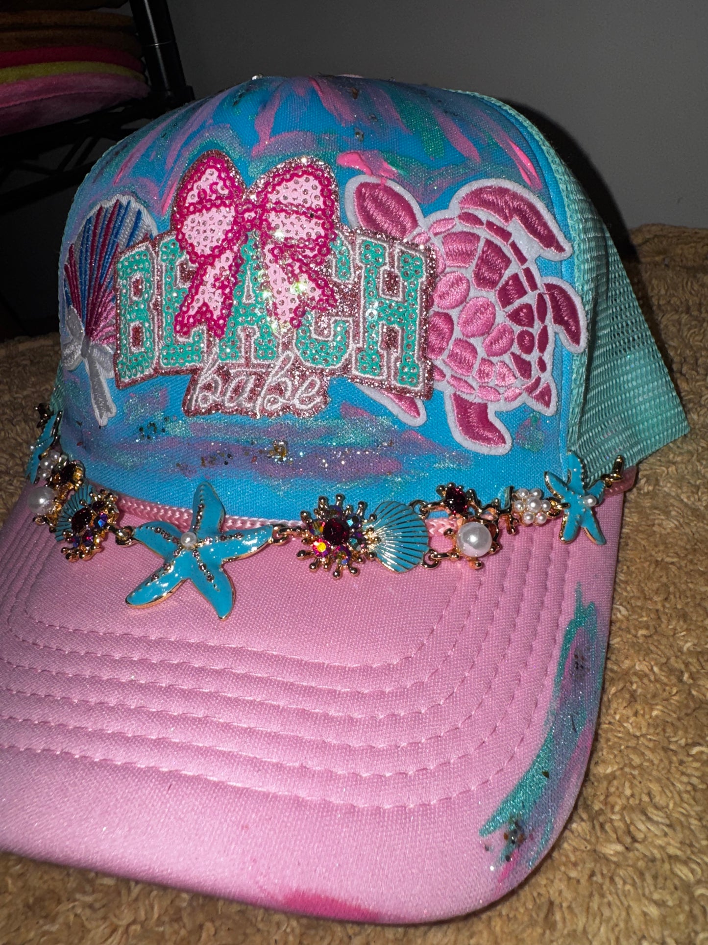 Beach babe OTT womens trucker hat