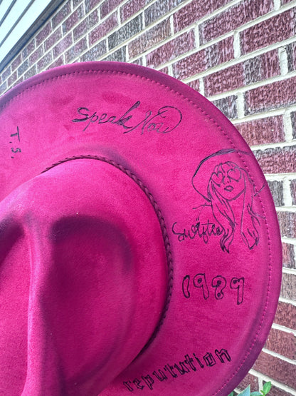 Swiftie hat - adult adj brim