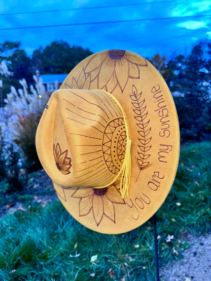 You are my sunshine  - Extra Wide Brim 3.75"