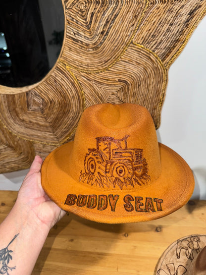 Dibs on the buddy seat.  Kids hat