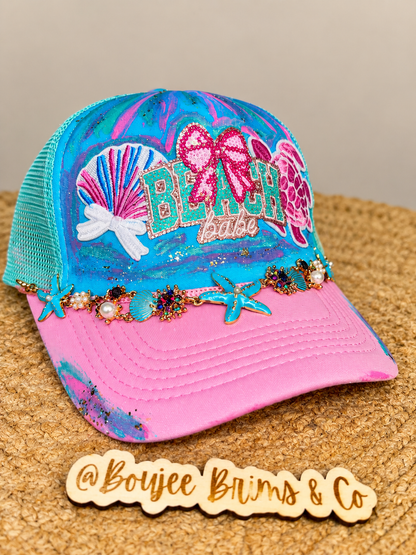 Beach babe OTT womens trucker hat
