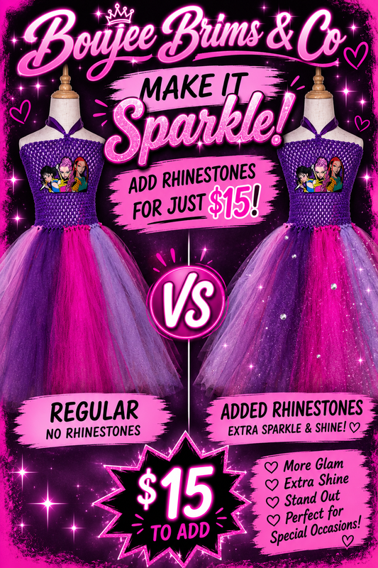 Tutu add ons: Rhinestones or Pearls