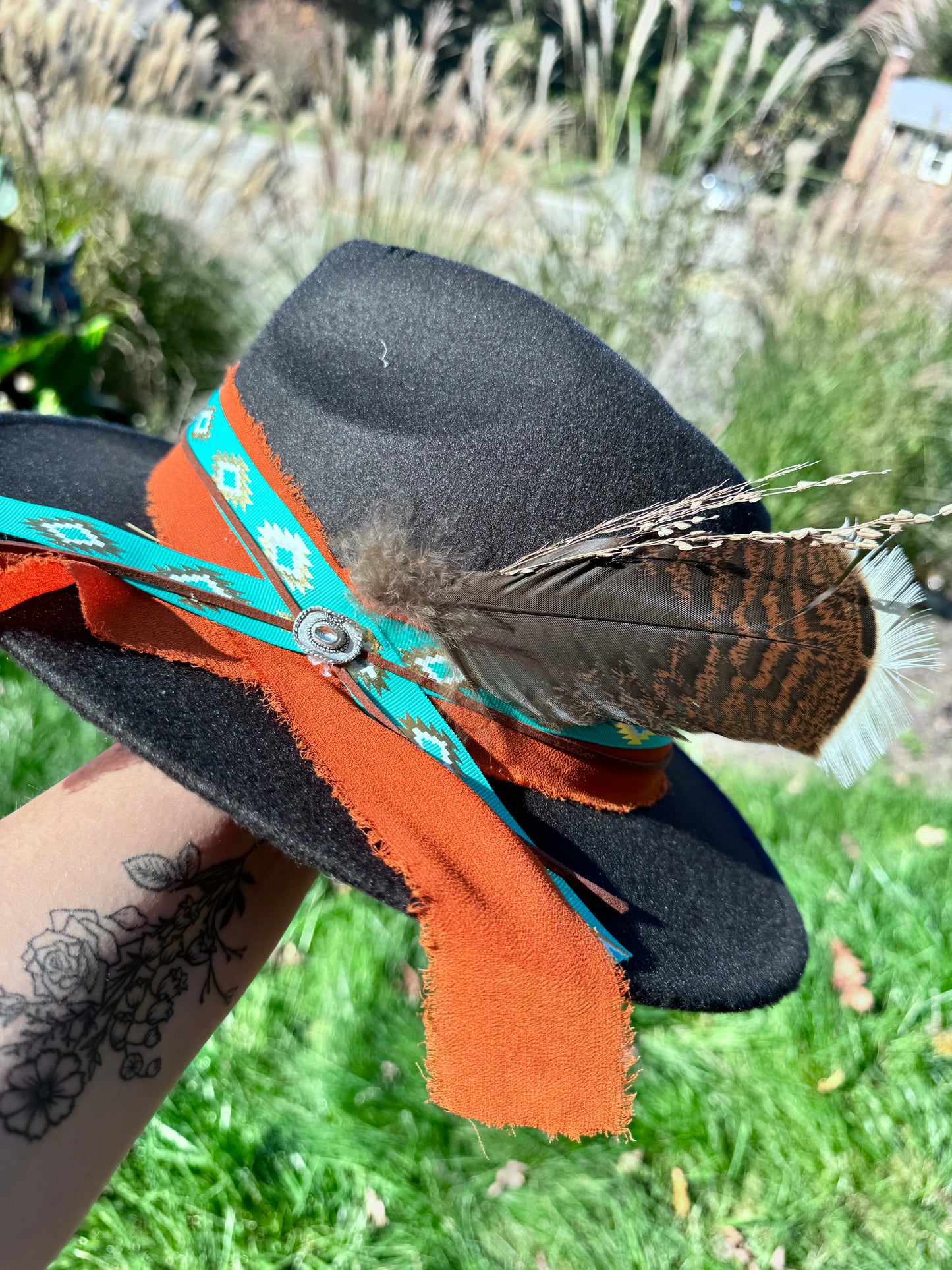 Turquoise babe - Wide Brim 2.75"