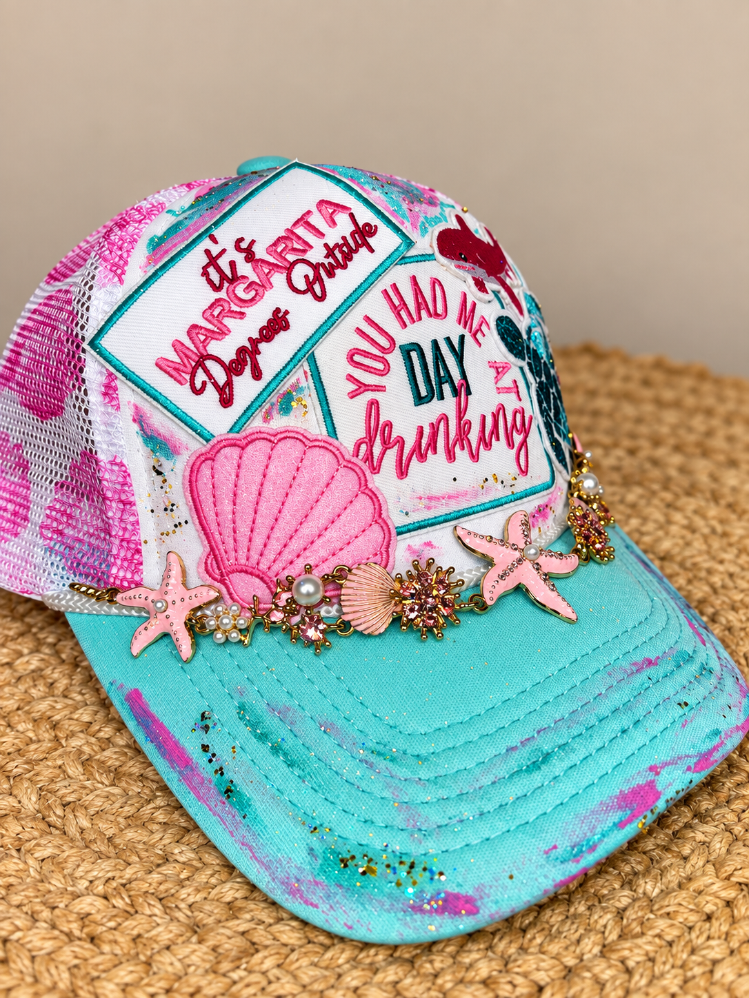 You had me at day drinking womens trucker har