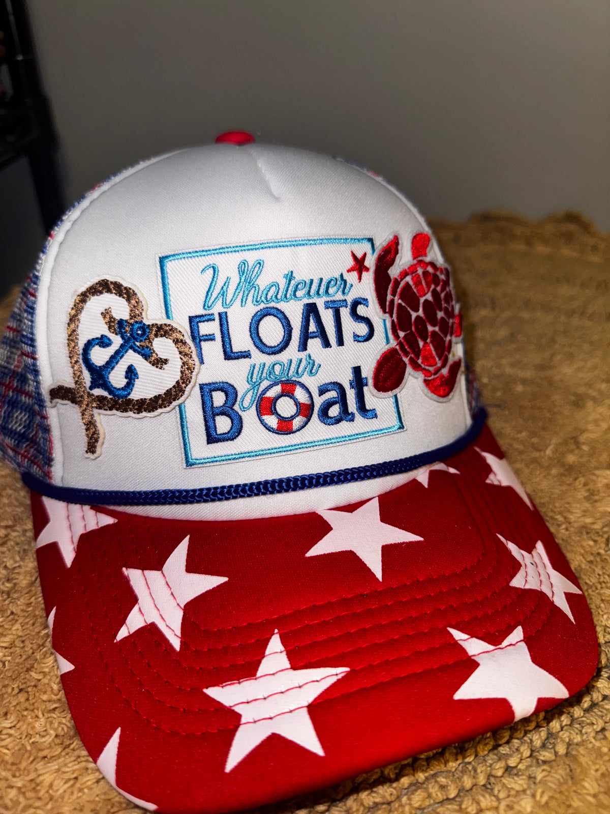 Whatever floats your boat trucker hat