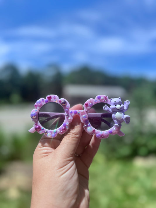 Purple care bear sunnies