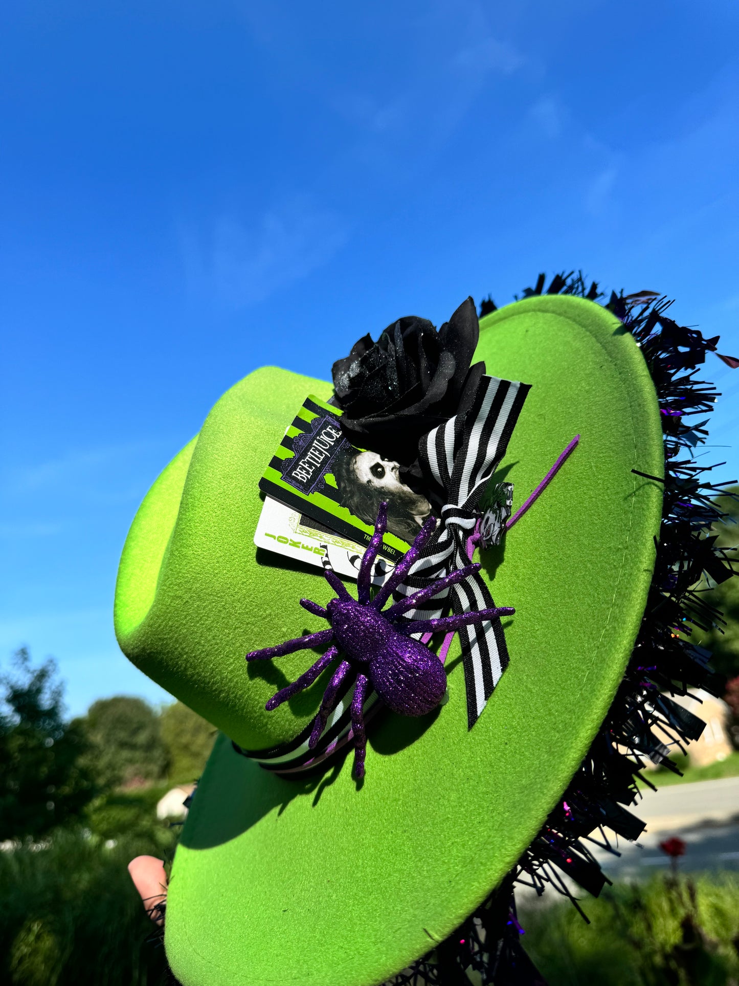 Batty Rim Beetlejuice Hat