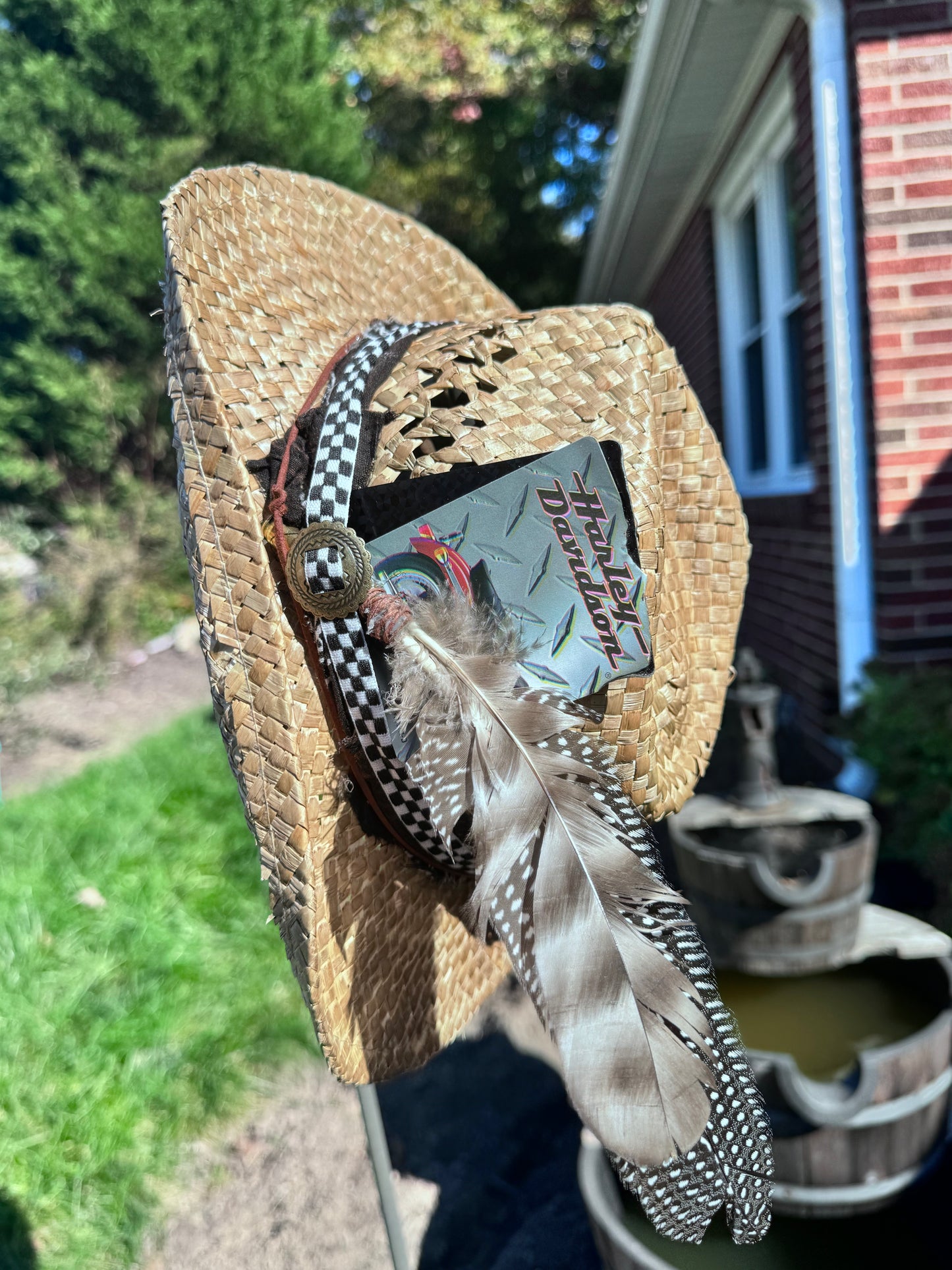 Children’s size Harley straw hat