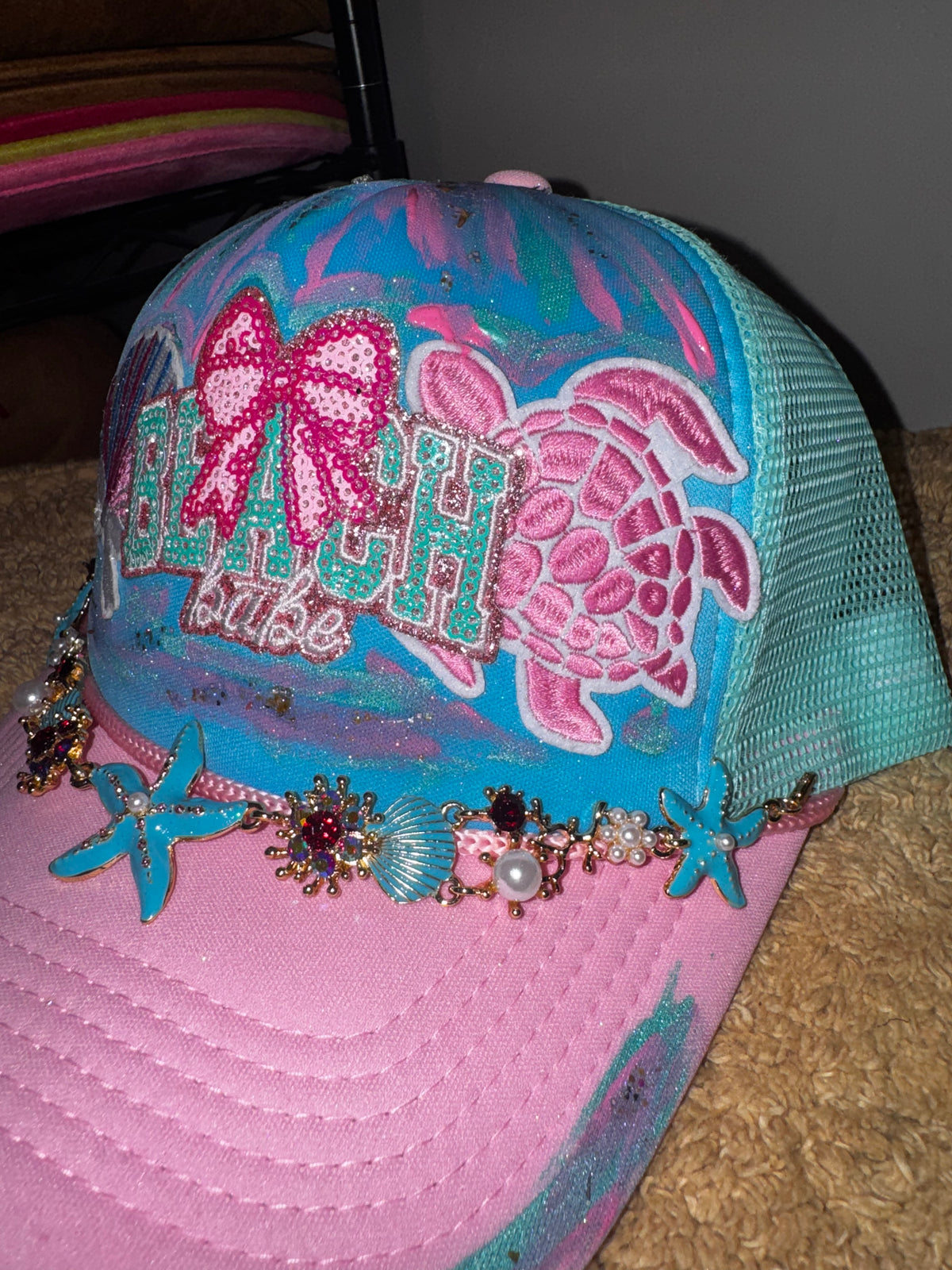 Beach babe OTT womens trucker hat
