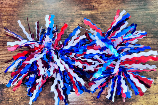 Tinsel earrings