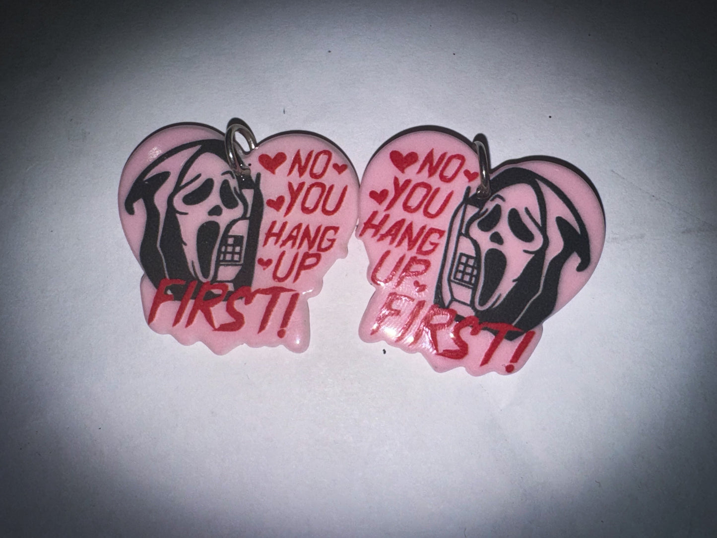 Ghostface earrings