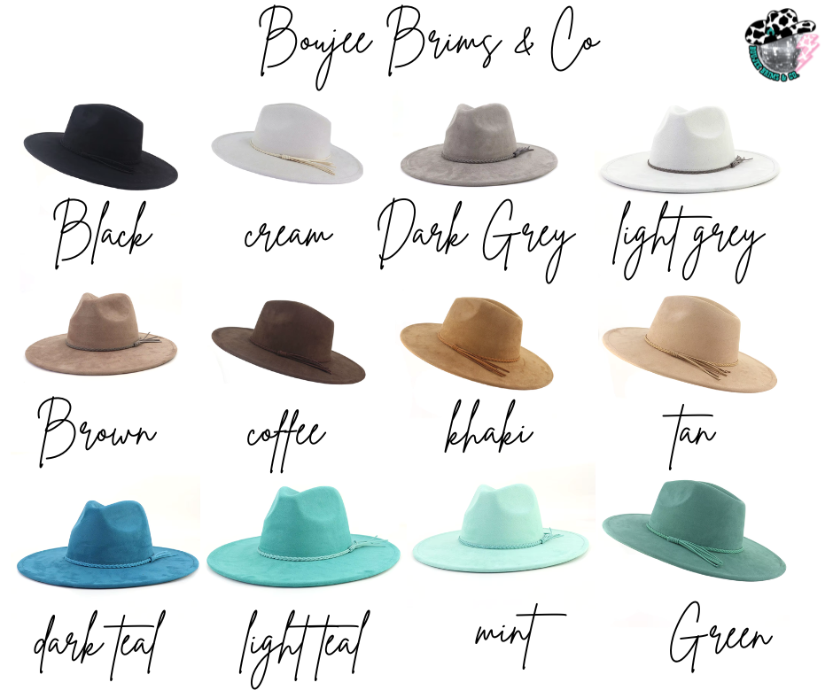 Adult extra wide brim Fedora Hats