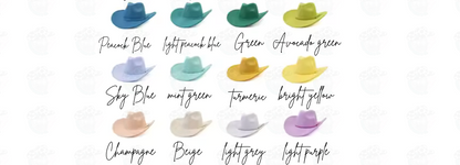 Adult adj brim Cowboy Hats