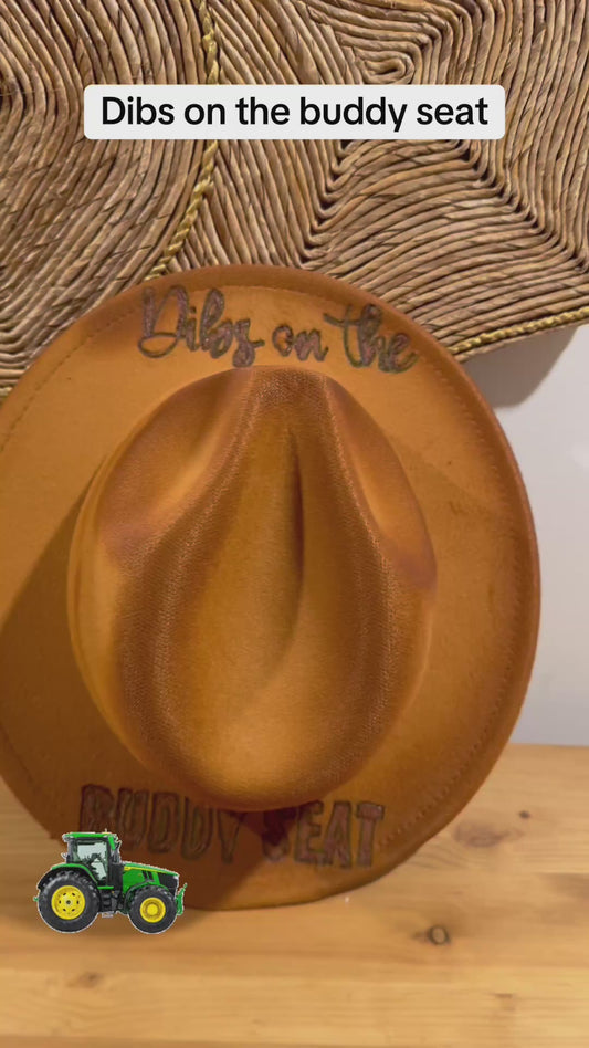Dibs on the buddy seat.  Kids hat